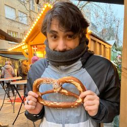 Yohann et son bretzel adoré